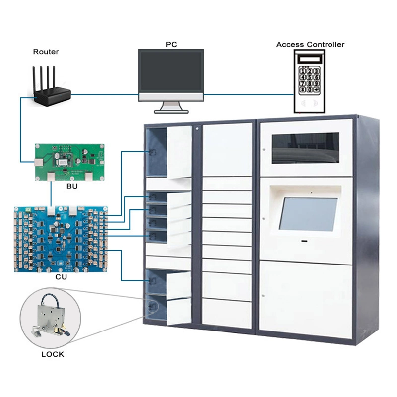 KERONG Stainless Steel Electric Locks Low Power Consumption Industrial Electronic Locker Locks