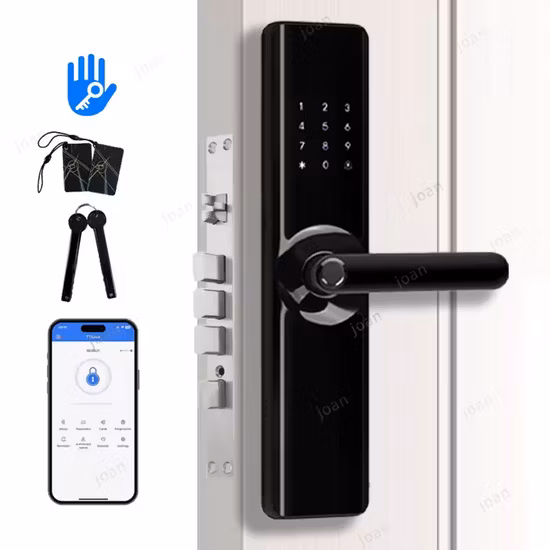 WiFi Tuya Code RFID-карта Электронный отпечаток пальца Умный дверной замок